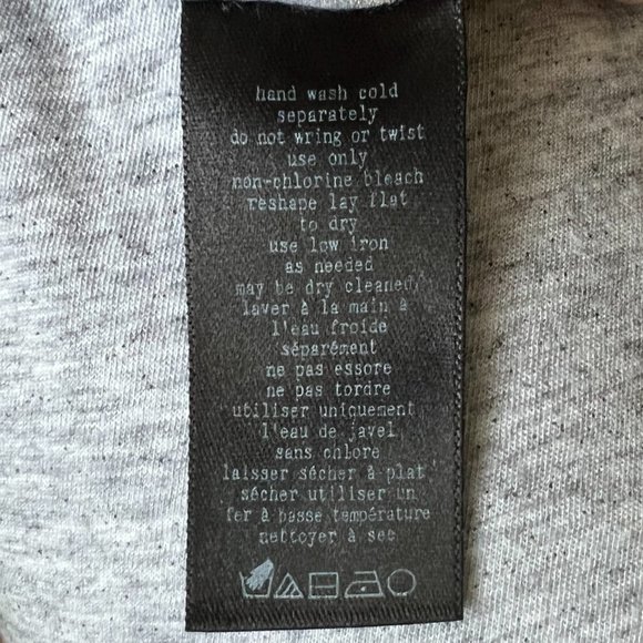 Rag & Bone Sleeveless Concert Tank Ombre Gray Sz M - Picture 8 of 11